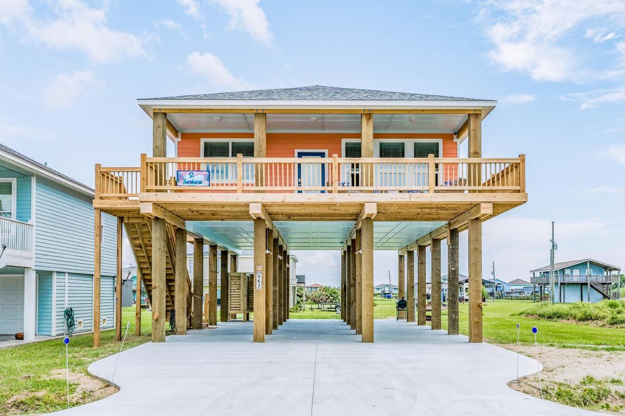 Knot 2 Crabby Villa Crystal Beach Exterior photo