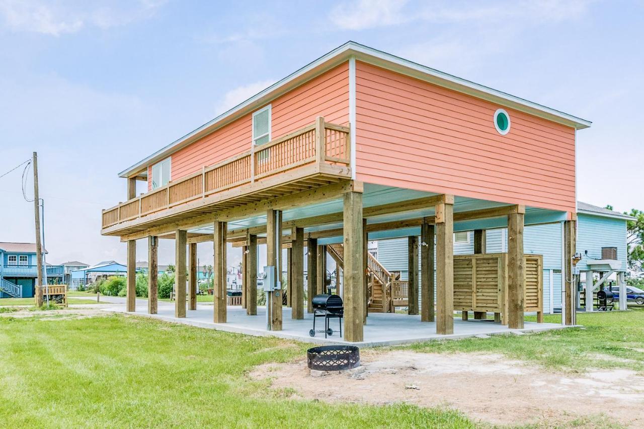 Knot 2 Crabby Villa Crystal Beach Exterior photo